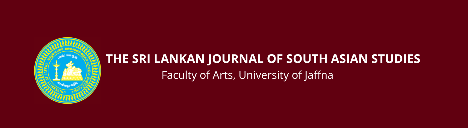 Sri Lankan Journal of South Asian Studies